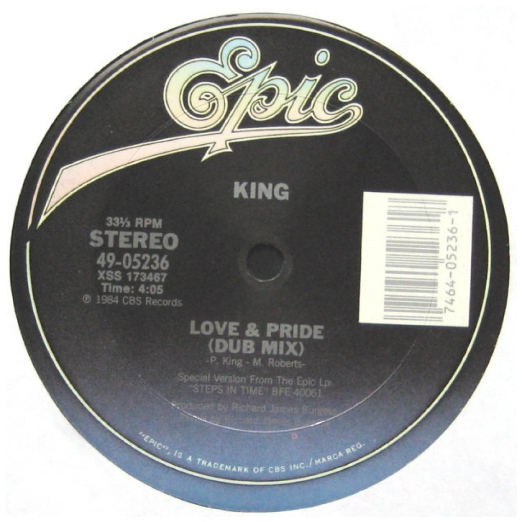 KING - LOVE & PRIDE | 12" MAXI SINGLE VINILO USADO