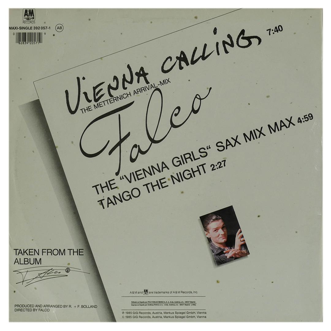 FALCO - VIENNA CALLING (THE METTERNICH ) | 12" MAXI SINGLE USADO
