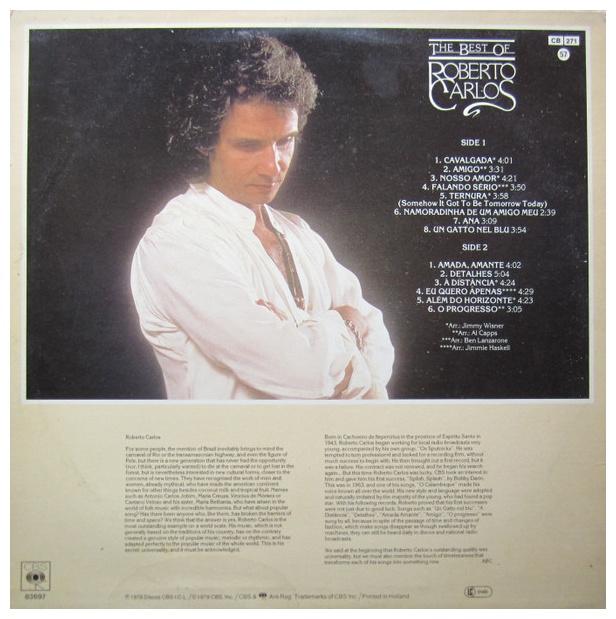 ROBERTO CARLOS - THE BEST OF (CANTA PORTUGUES) | VINILO USADO
