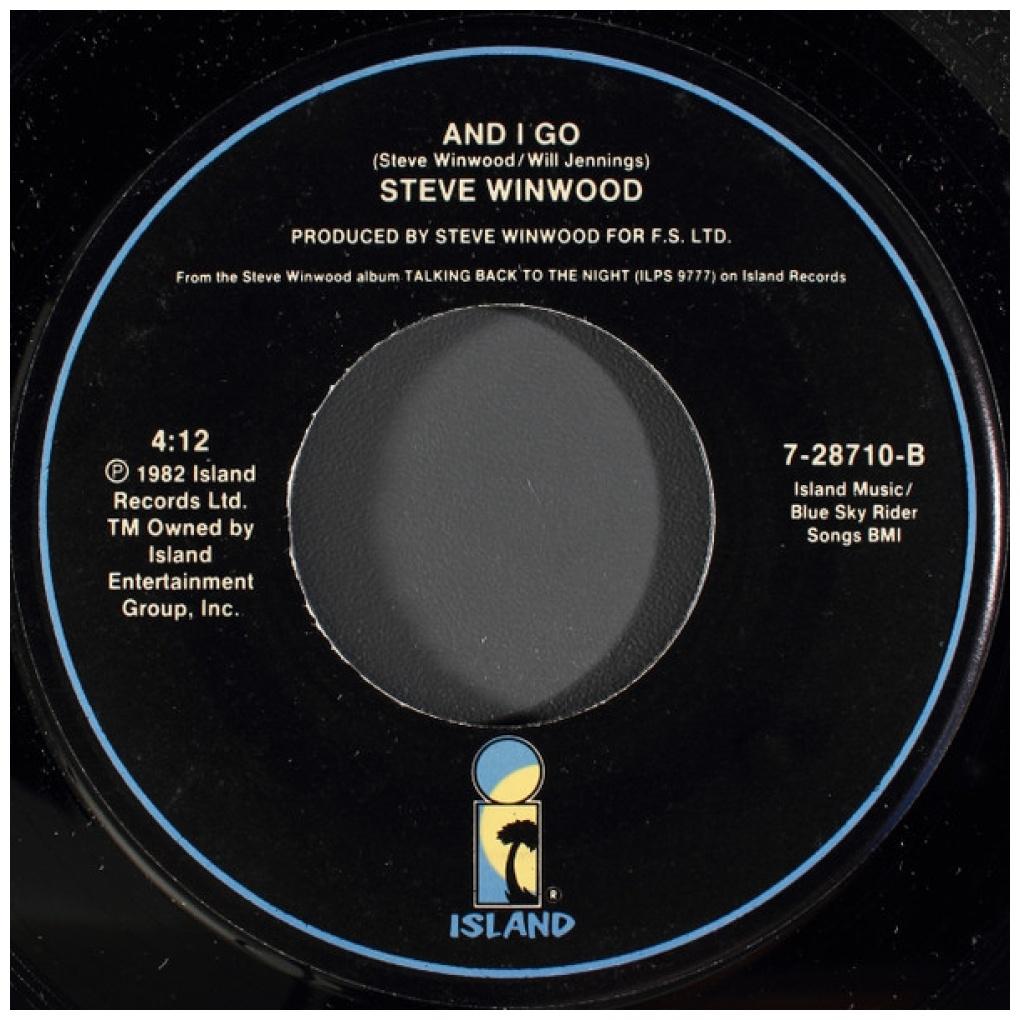 STEVE WINWOOD - HIGHER LOVE | 7" USADO