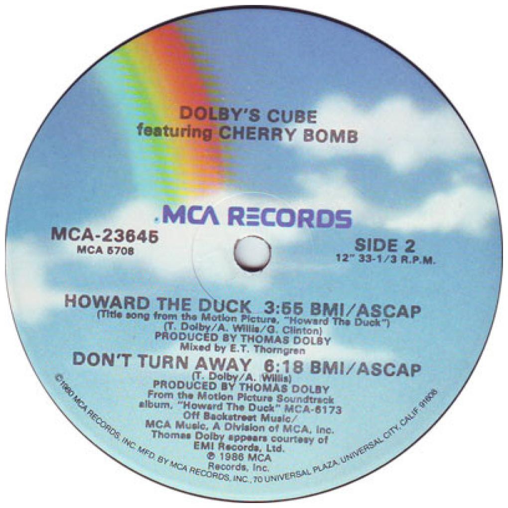 DOLBYS's CUBE - HOWARD THE DUCK | 12'' MAXI SINGLE USADO