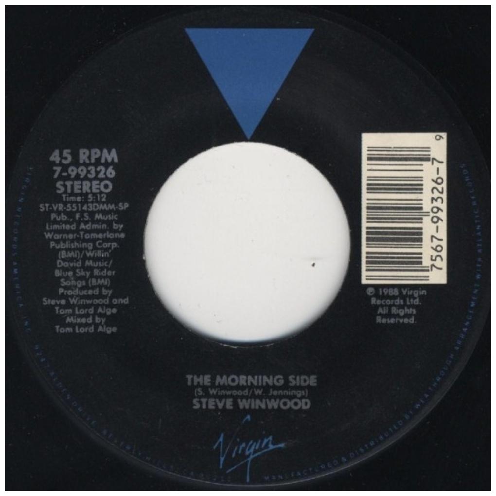 STEVE WINWOOD - ROLL WITH IT | 7" USADO