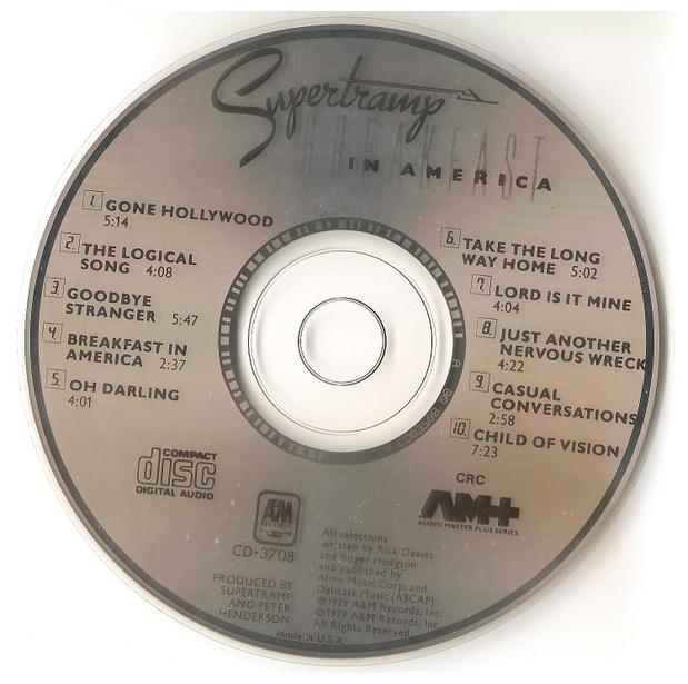 SUPERTRAMP - BREAKFAST IN AMERICA | CD USADO