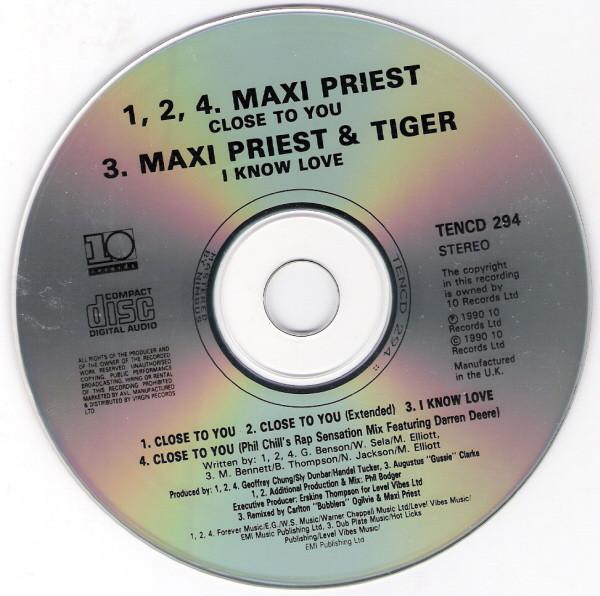 MAXI PRIEST - CLOSE TO YOU | CD SINGLE USADO