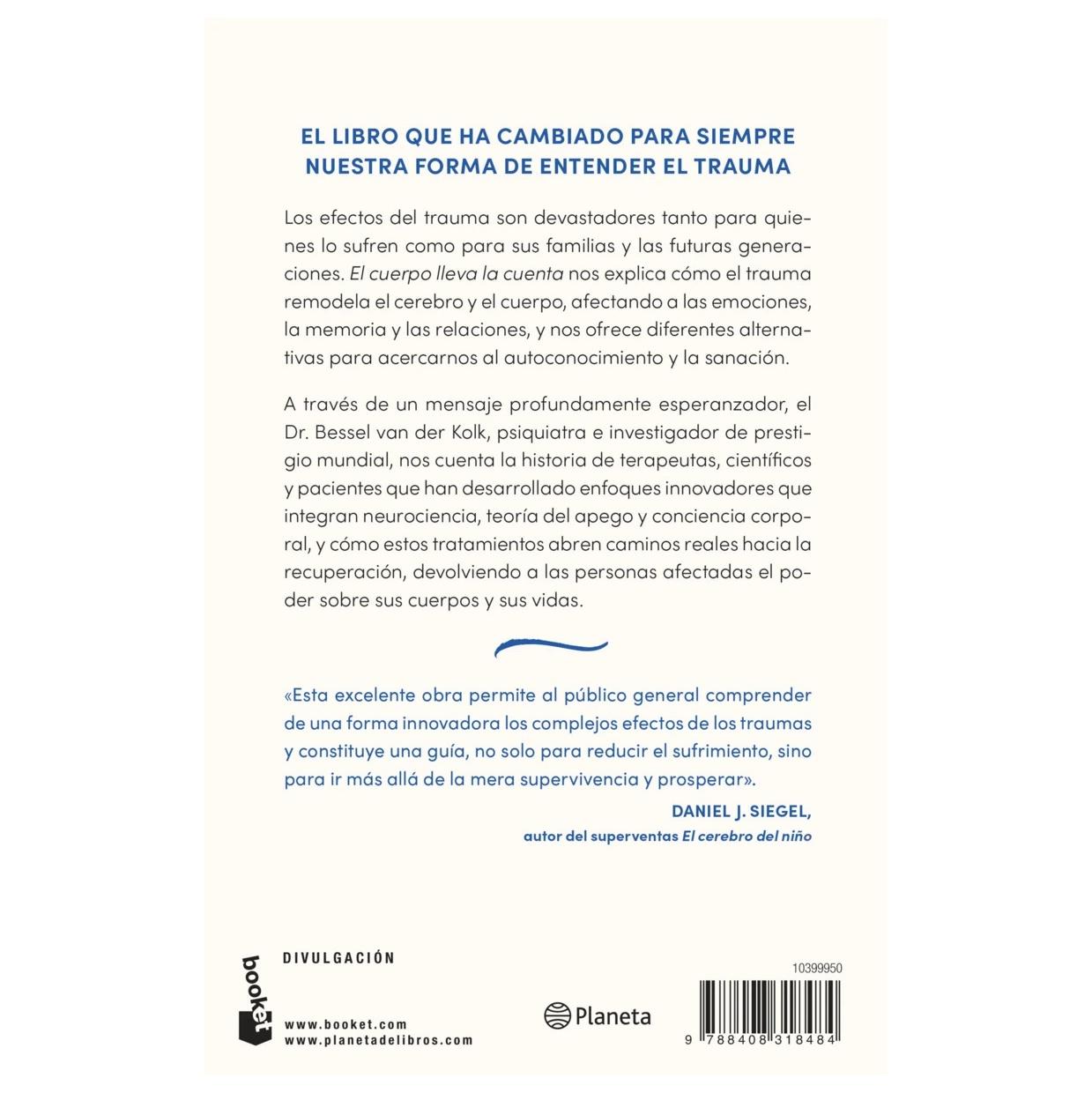 EL CUERPO LLEVA LA CUENTA (TAPA RÚSTICA) - BESSEL VAN DER KOLK | LIBRO