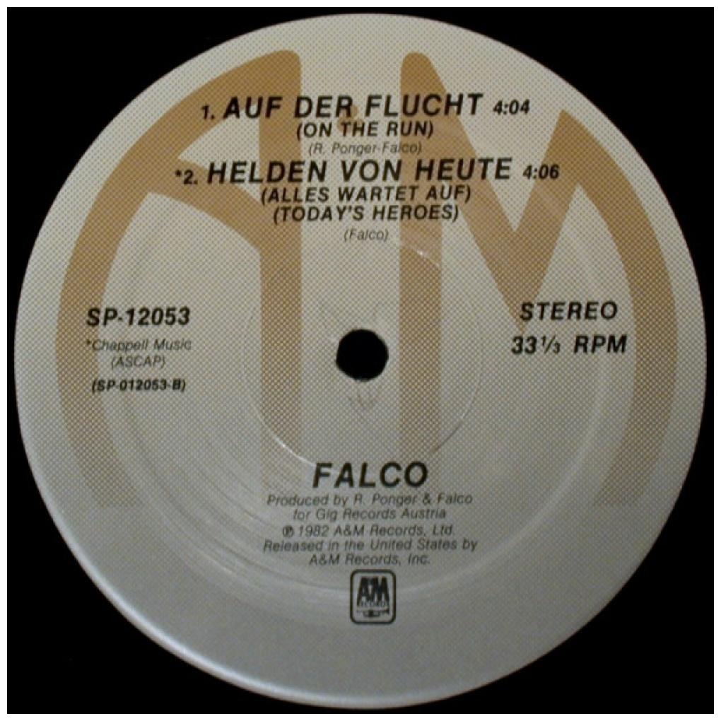 FALCO - DER KOMMISSAR | 12'' MAXI SINGLE USADO