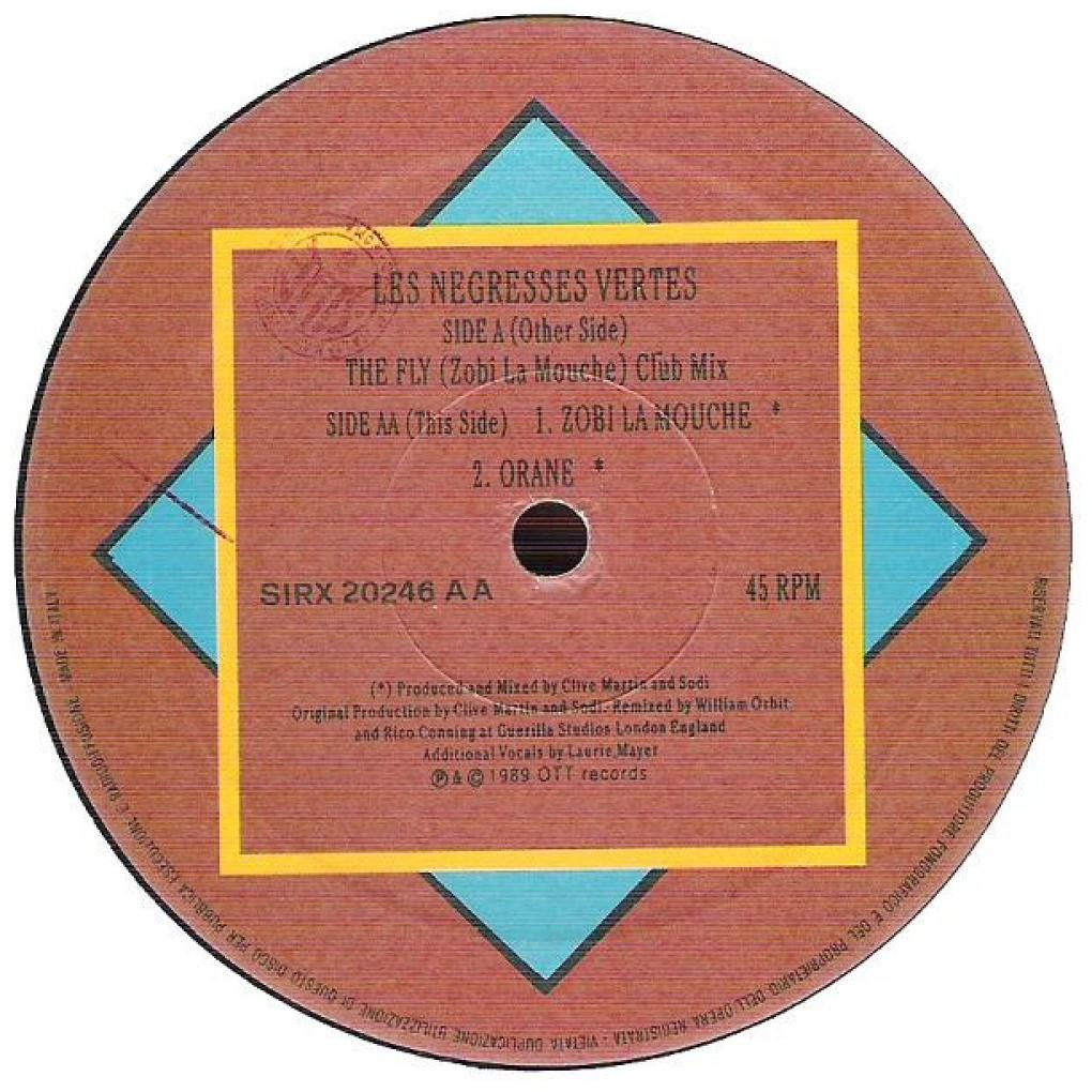 LES NEGRESSES VERTES - ZOBI LA MOUCHE (THE FLY) (12") | 12'' MAXI SINGLE USADO