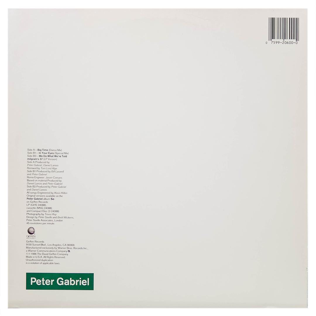 PETER GABRIEL - BIG TIME (DANCE MIX) | 12" MAXI SINGLE USADO