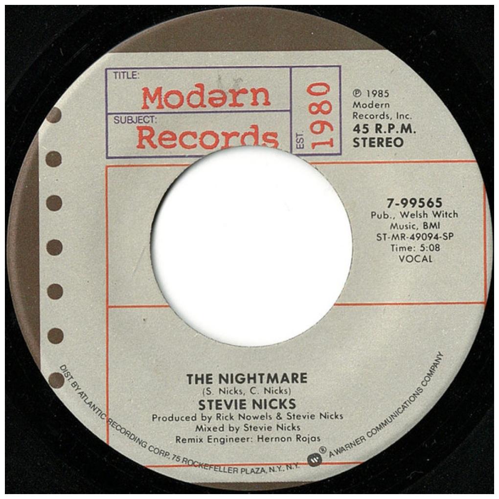 STEVIE NICKS - I CAN'T WAIT | 7" SINGLE USADO