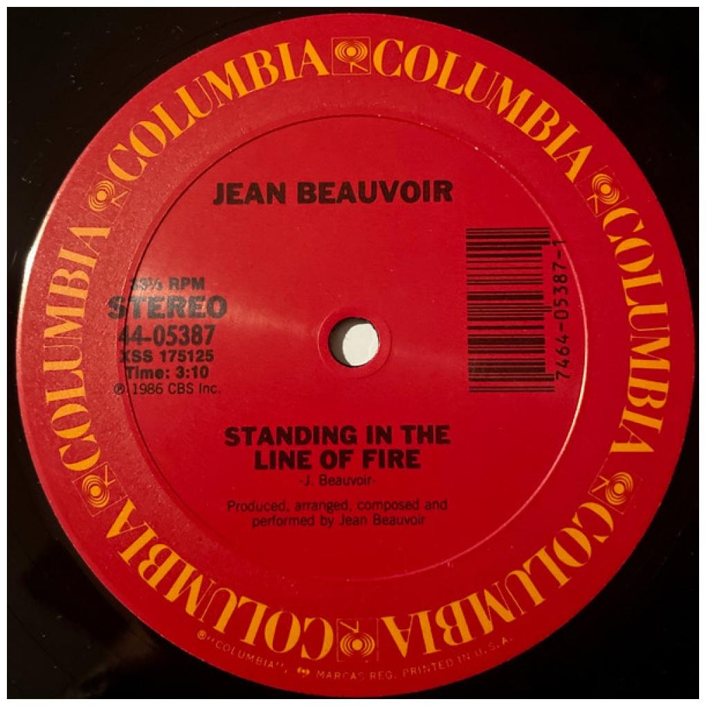 Jean Beauvoir - Feel The Heat | 12'' MAXI SINGLE USADO