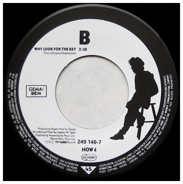HOWARD JONES - THINGS CAN ONLY GET BETTER | 7" SINGLE VINILO USADO