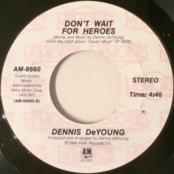 DENNIS DEYOUNG - DESERT MOON | 7" SINGLE VINILO USADO