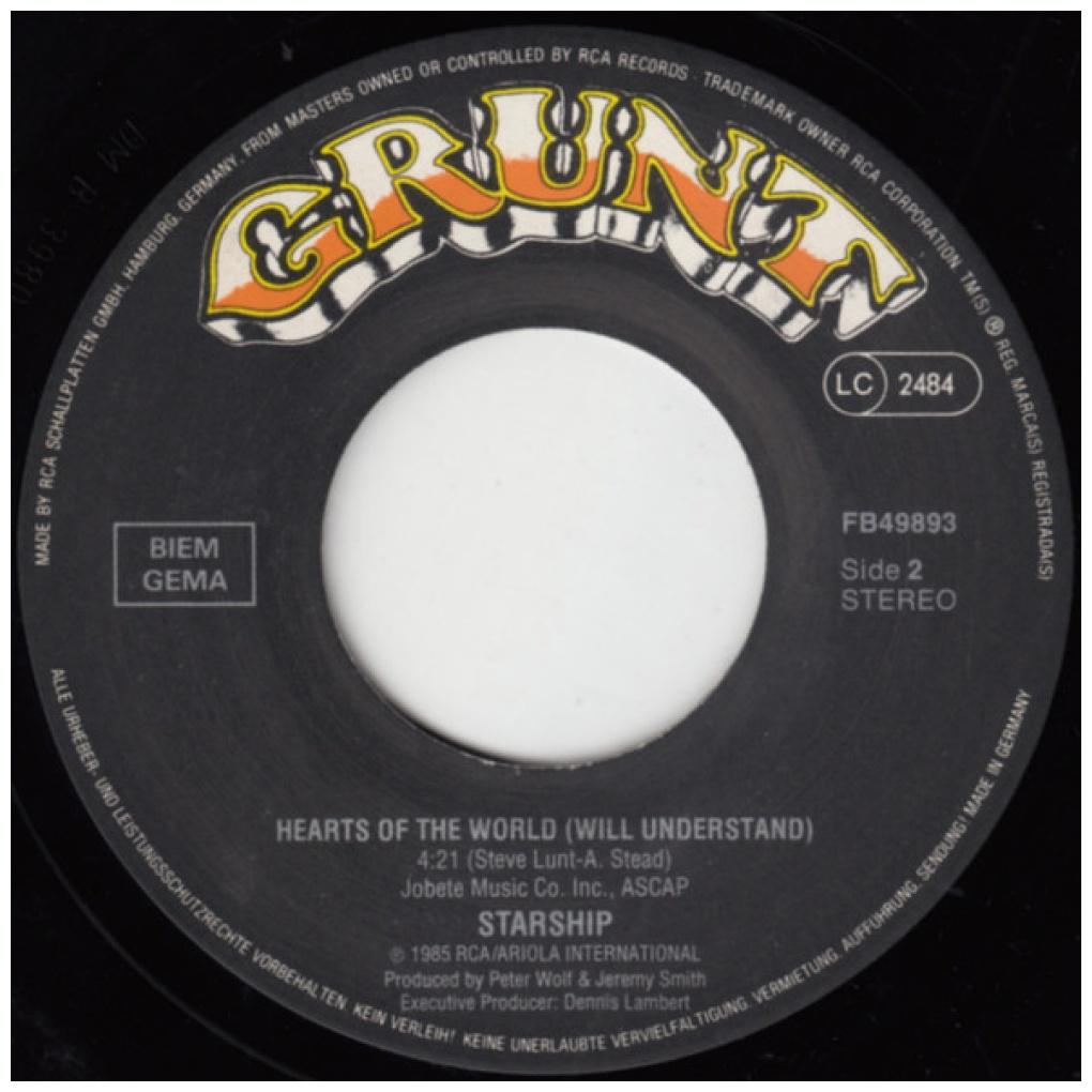 STARSHIP - SARA | 7" SINGLE USADO