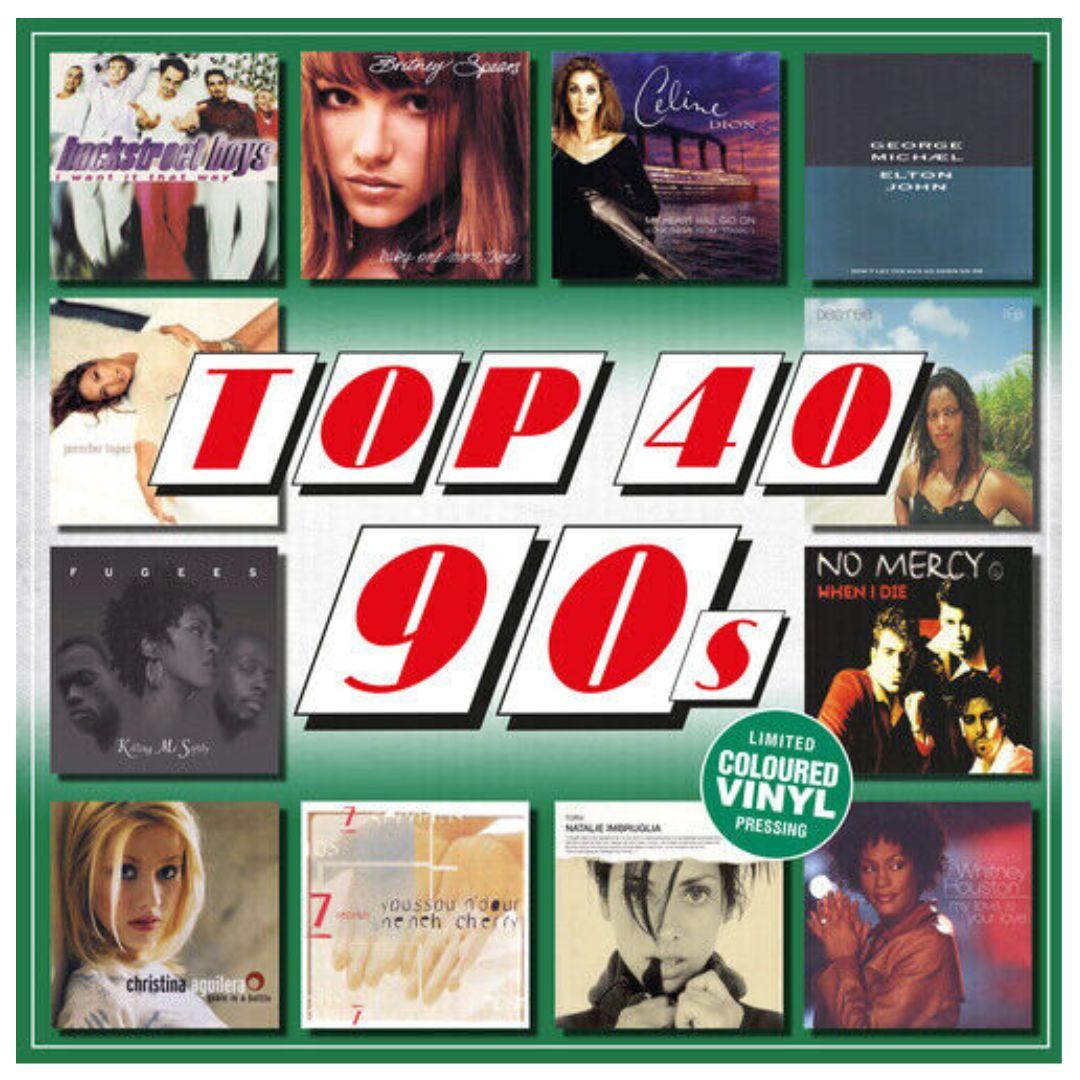 TOP 40 90 S - VARIOUS TOP 40 90 S (GREEN VINYL) | VINILO