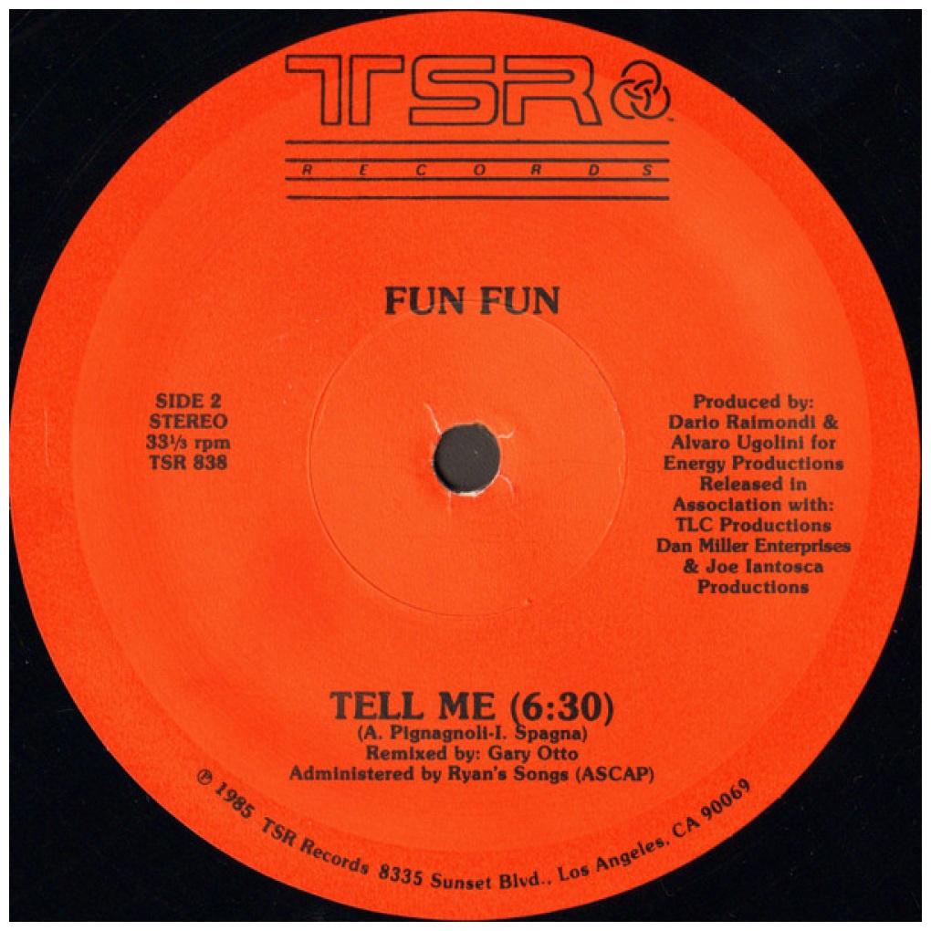 FUN FUN - GIVE ME YOUR LOVE | 12" MAXI SINGLE VINILO USADO