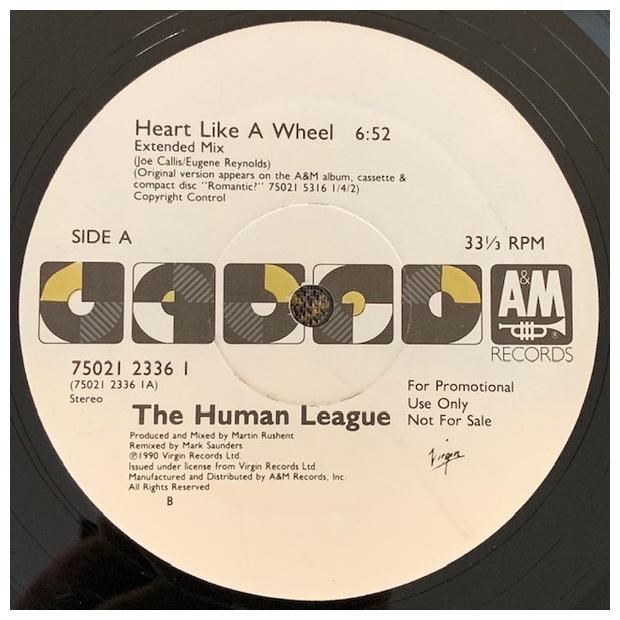 HUMAN LEAGUE - HEART LIKE A WHEEL | 12" MAXI SINGLE USADO