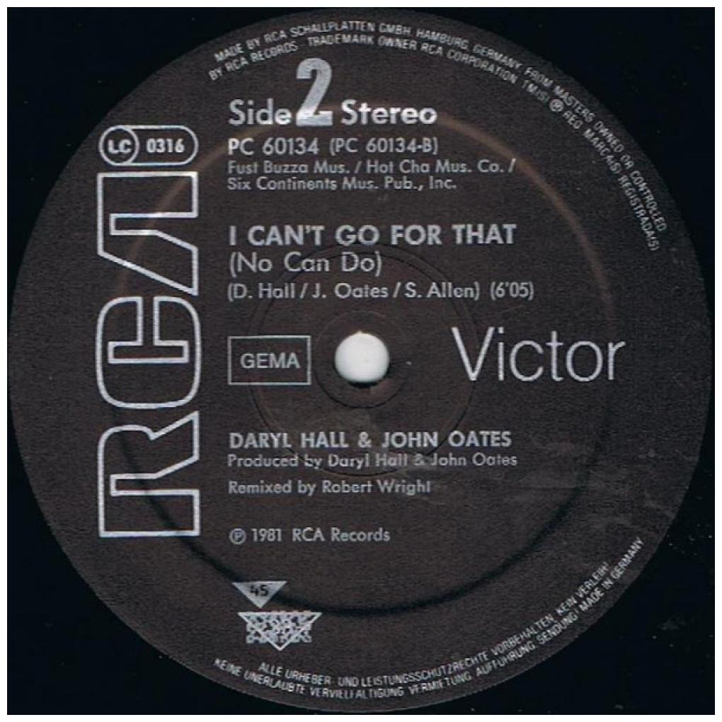 DARYL HALL & JOHN OATES - ADULT EDUCATION/I CAN'T GO FOR THAT | 12'' MAXI SINGLE USADO
