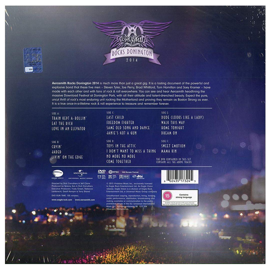 AEROSMITH - ROCKS DONINGTON 2014 (3LP + DVD) | VINILO
