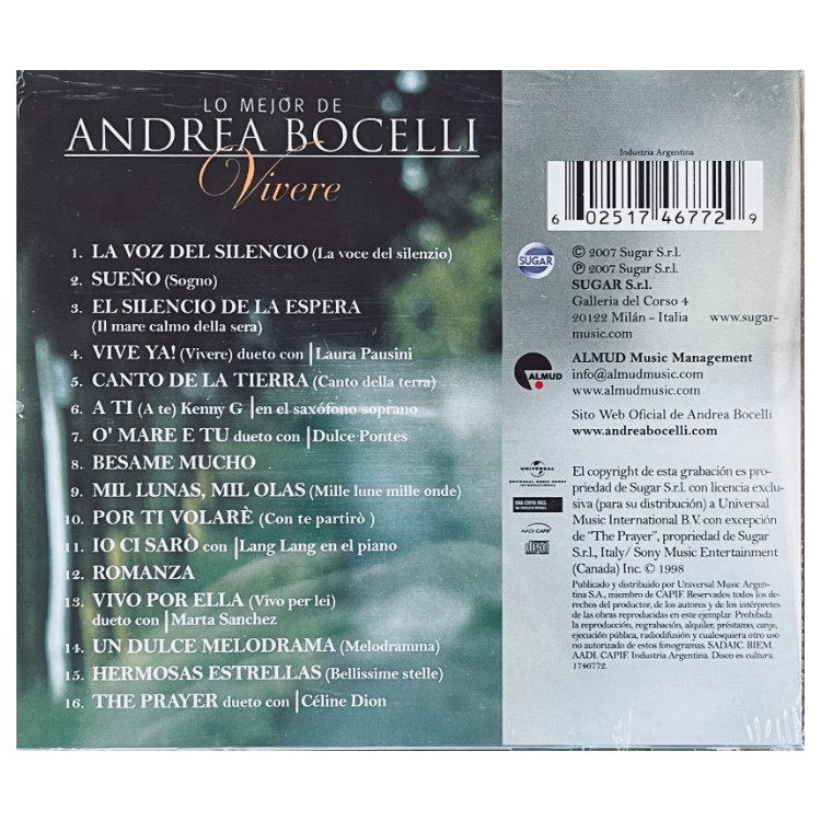 ANDREA BOCELLI - VIVERE: LO MEJOR (EDICION ESPANOL) | CD