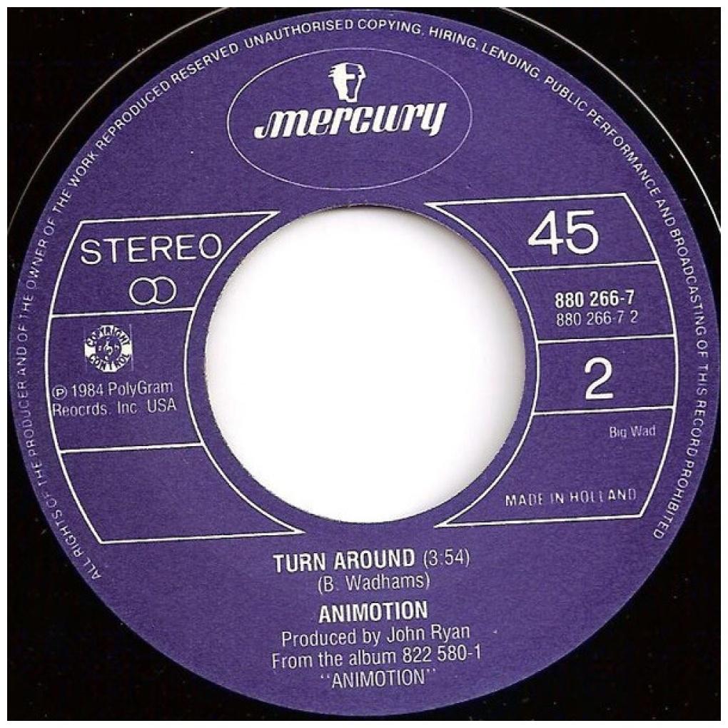 ANIMOTION - OBSESSION | 7" SINGLE USADO