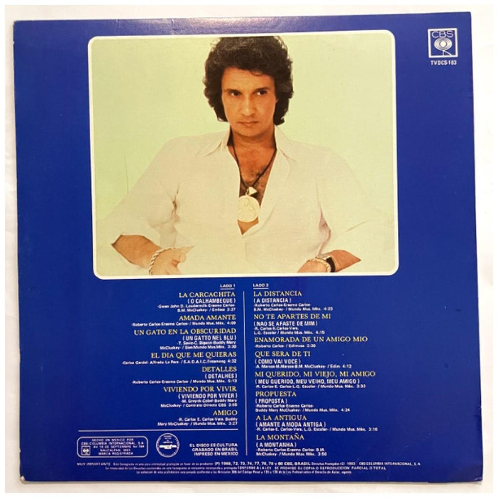 ROBERTO CARLOS - 15 AUTENTICOS EXITOS | VINILO USADO