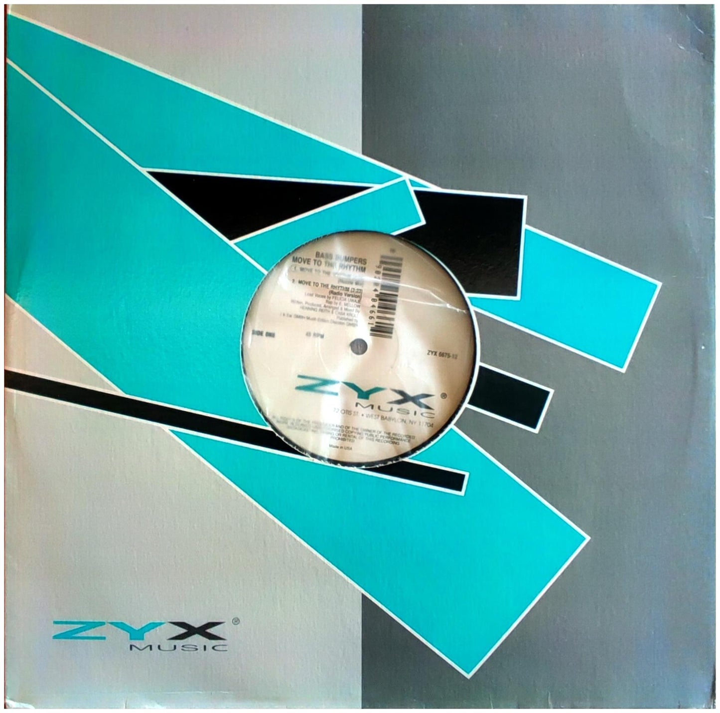 BASS BUMPERS - MOVE TO THE RHYTHN | 12 MAXI SINGLE USADO