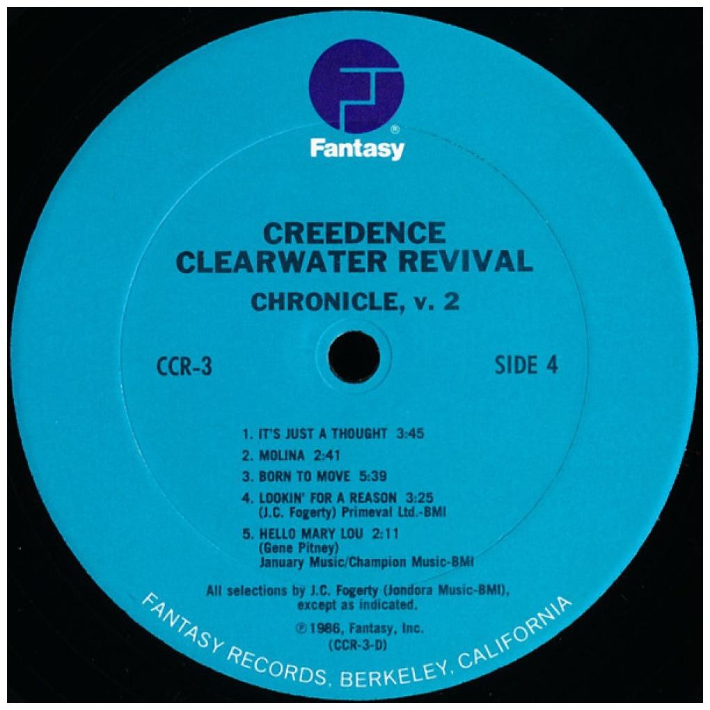 CREEDENCE CLEARWATER REVIVAL - CHRONICLE VOL. 2 (2LP) | 7" SINGLE USADO