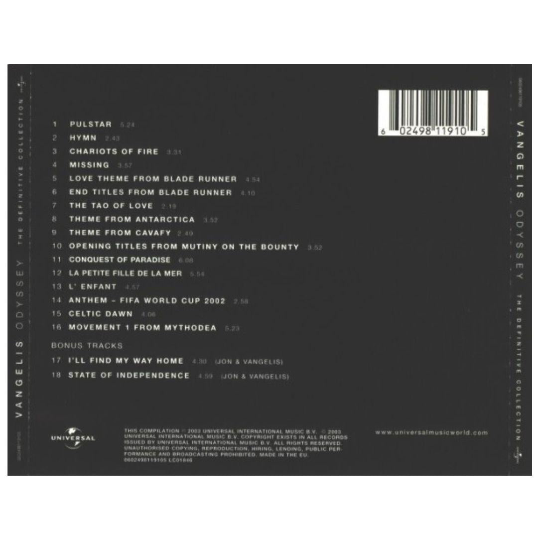 VANGELIS - ODYSSEY BEST OF | CD