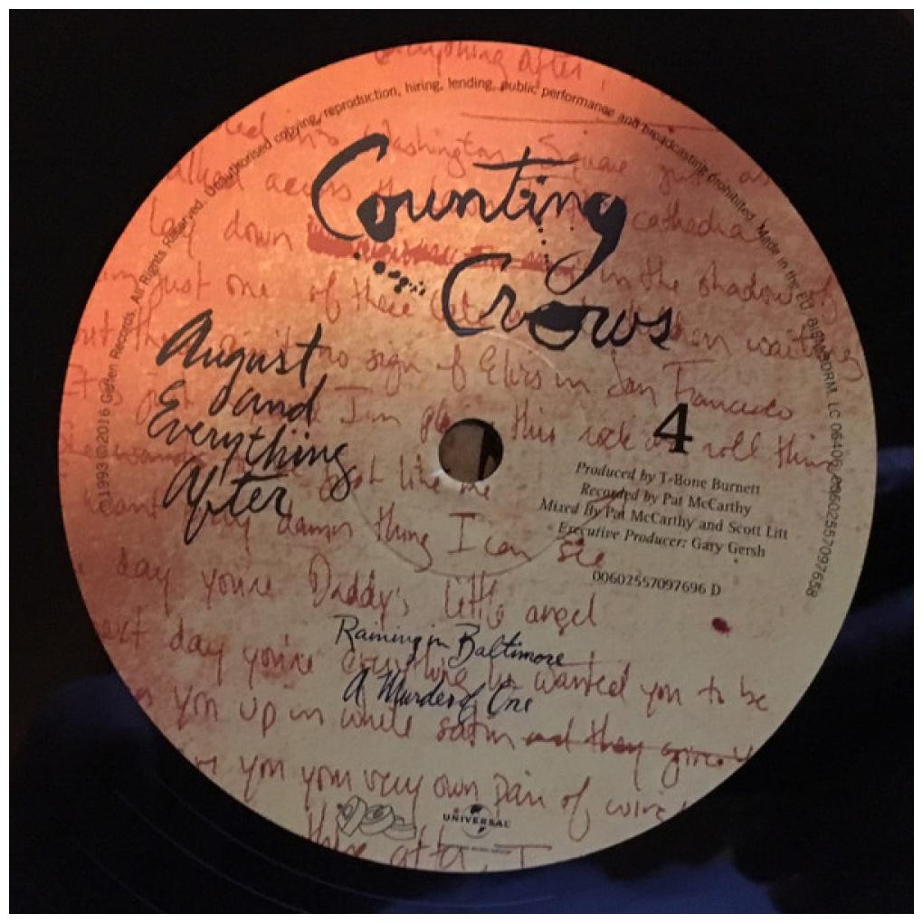 COUNTING CROWS - AUGUST & EVERYTHING AFTER (2LP) | VINILO