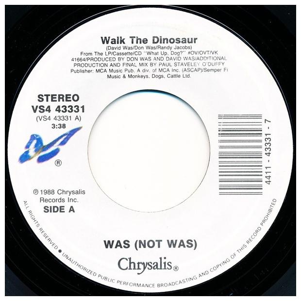 WAS (NOT WAS) - WALK THE DINOSSAUR | 7" SINGLE VINILO USADO