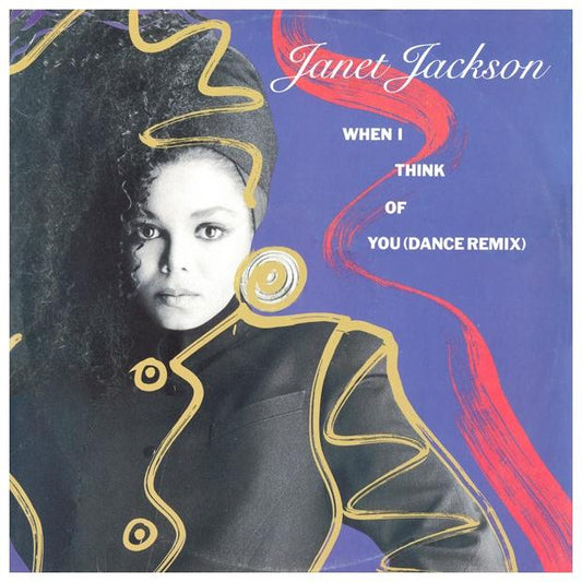 JANET JACKSON - WHEN I THINK OF YOU | 12" MAXI SINGLE USADO
