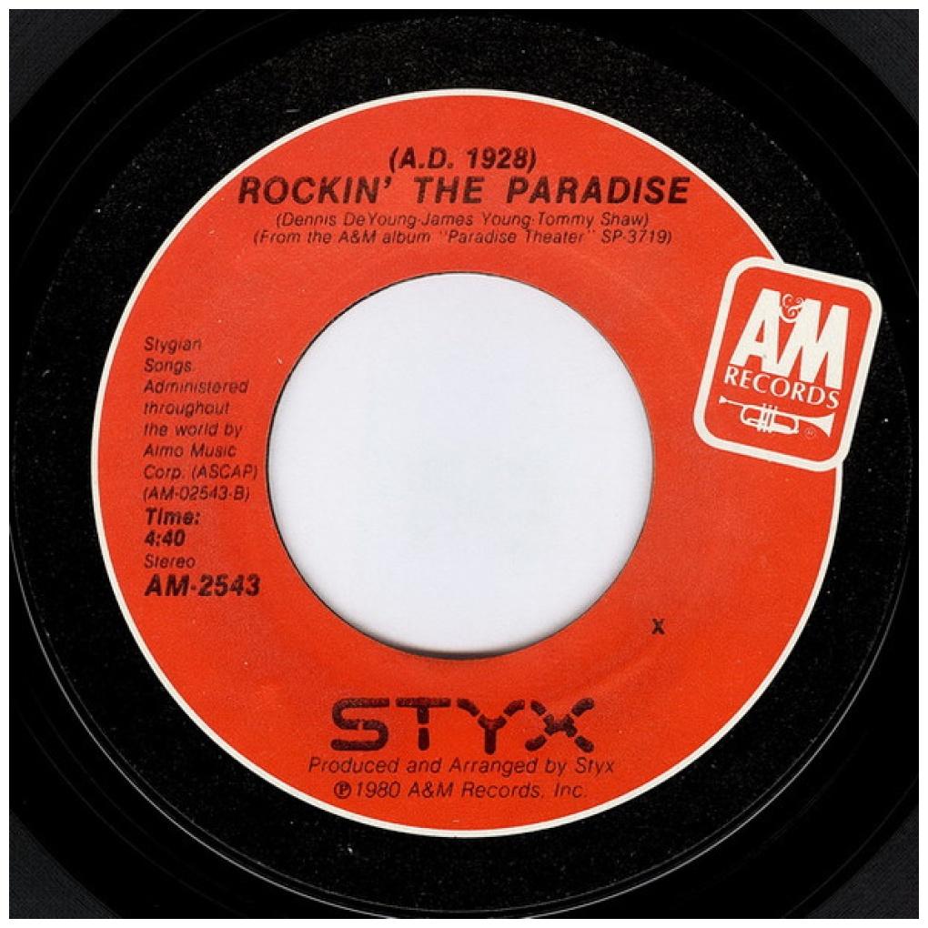 STYX - DON'T LET IT END | 7" SINGLE USADO