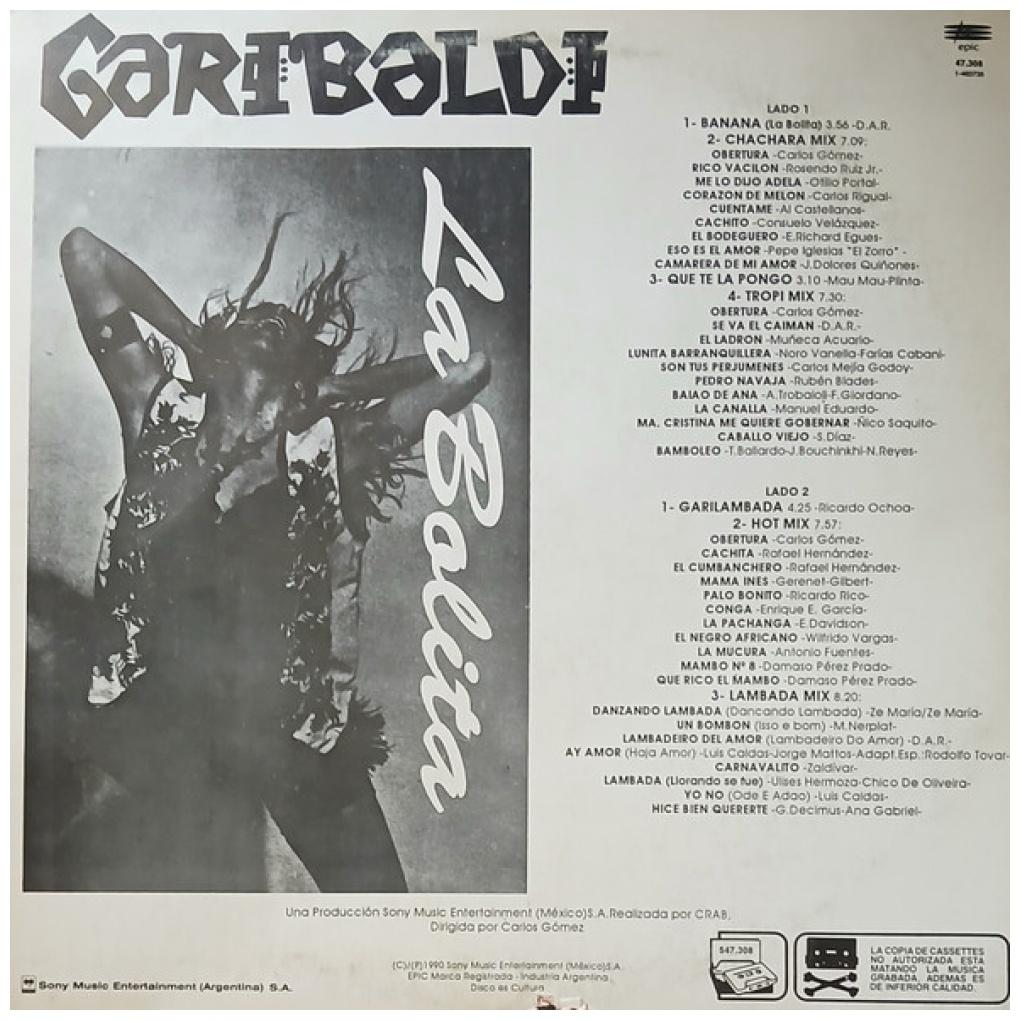 GARIBALDI - LA BOLITA | VINILO USADO