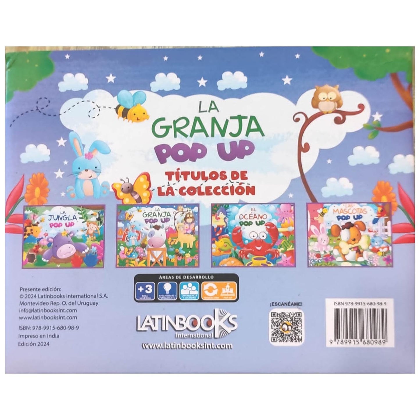 POP UP PEQUES - LA GRANJA (TAPA DURA) - EQUIPO EDITORIAL | LIBRO