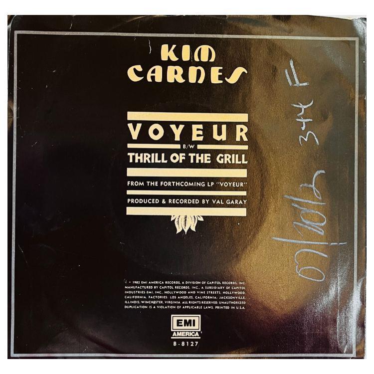 KIM CARNES - VOYEUR | 7" SINGLE VINILO USADO