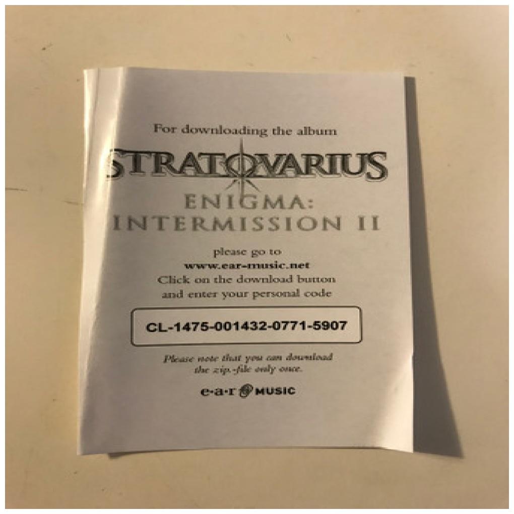 STRATOVARIUS - ENIGMA: INTERMISSION 2 (2LP) | VINILO