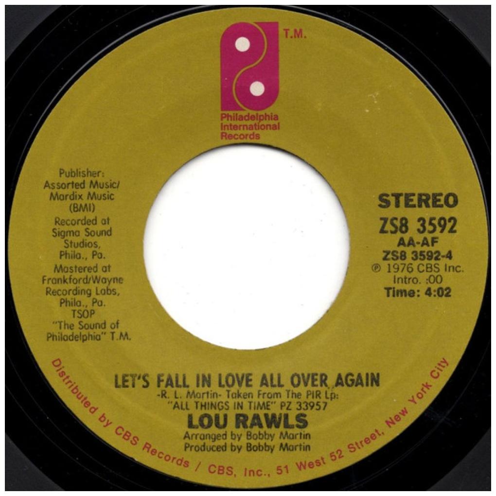 LOU RAWLS - YOU'LL NEVER FIND ANOTHER LOVE LIKE MINE | 7" SINGLE USADO