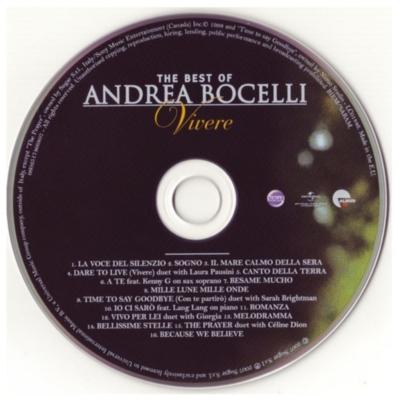 ANDREA BOCELLI - THE BEST OF ANDREA BOCELLI VIVERE | CD