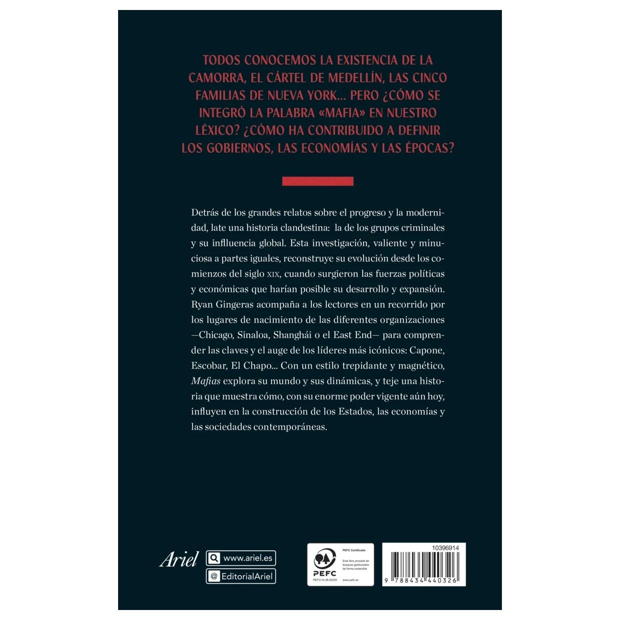MAFIAS (TAPA RÚSTICA) - RYAN GINGERAS | LIBRO