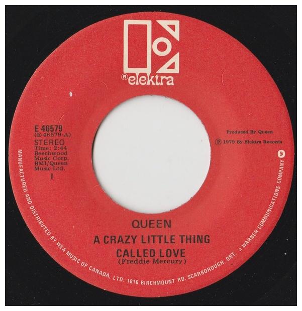 QUEEN - CRAZY LITTLE THING CALL LOVE | 7" SINGLE VINILO USADO