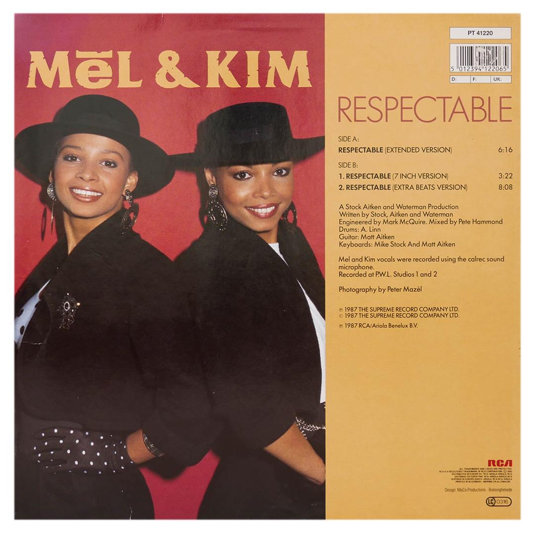 MEL & KIM - RESPECTABLE | 12" MAXI SINGLE USADO