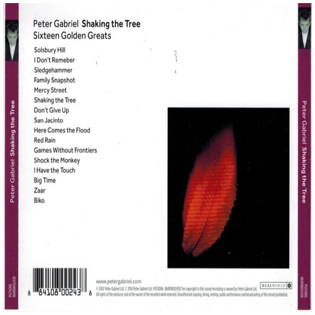 PETER GABRIEL - SHAKING THE TREE: 6 GOLDEN GREATS | CD