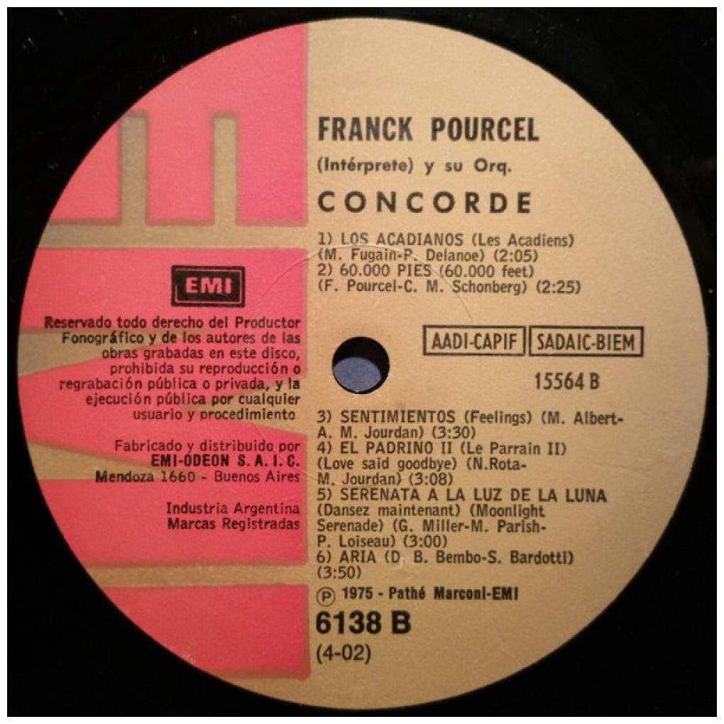 FRANK POURCEL - CONCORDE | VINILO USADO