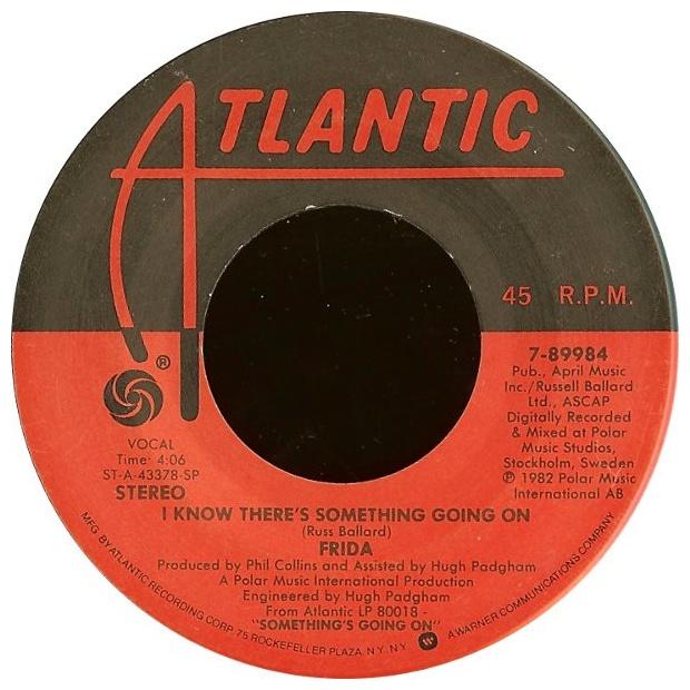 FRIDA - I KNOW THERE S SOMETHING GOING ON | 7" SINGLE VINILO USADO
