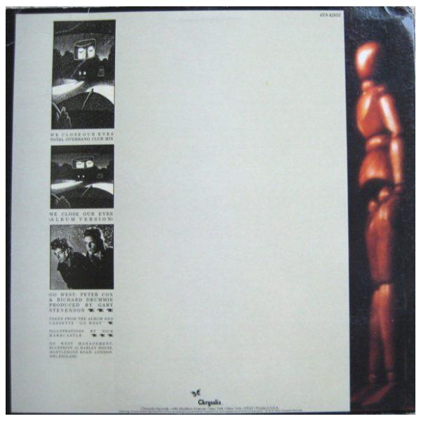 GO WEST - WE CLOSE OUR EYES | 12" MAXI SINGLE USADO