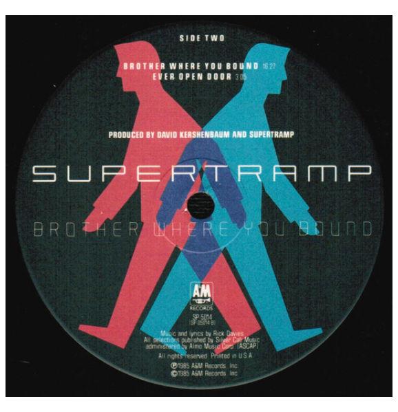 SUPERTRAMP - BROTHER WHERE YOU BOUND | VINILO USADO