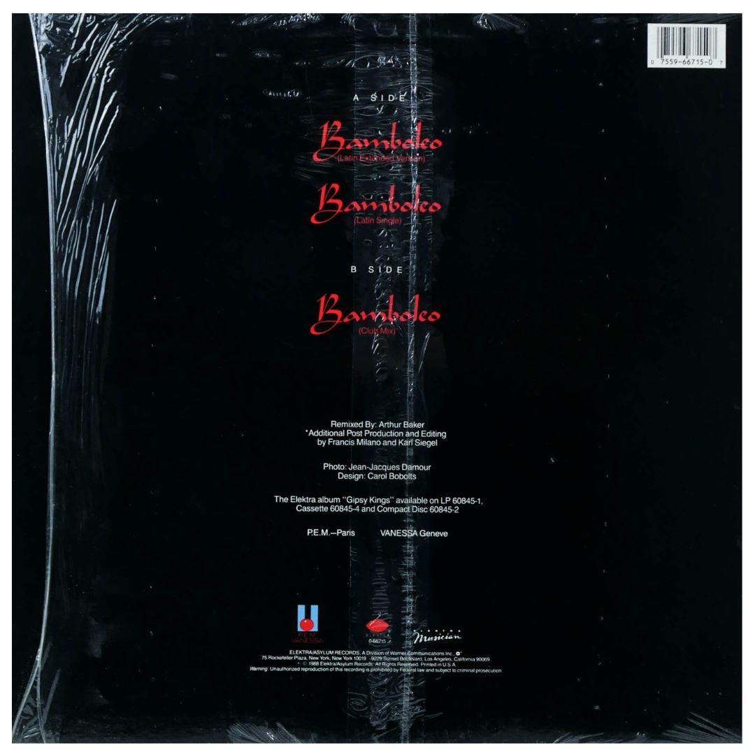 GIPSY KINGS - BAMBOLEO | 12" MAXI SINGLE USADO