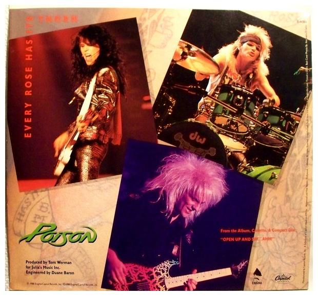 POISON - EVERY ROSE HAS IT S THORN | 7" SINGLE USADO