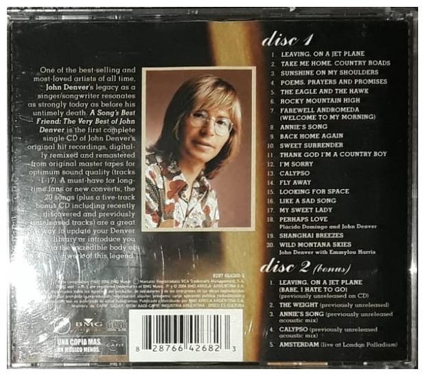 JOHN DENVER - A SONG S BEST FRIEND: THE DEFINITIVE (2CD) | CD
