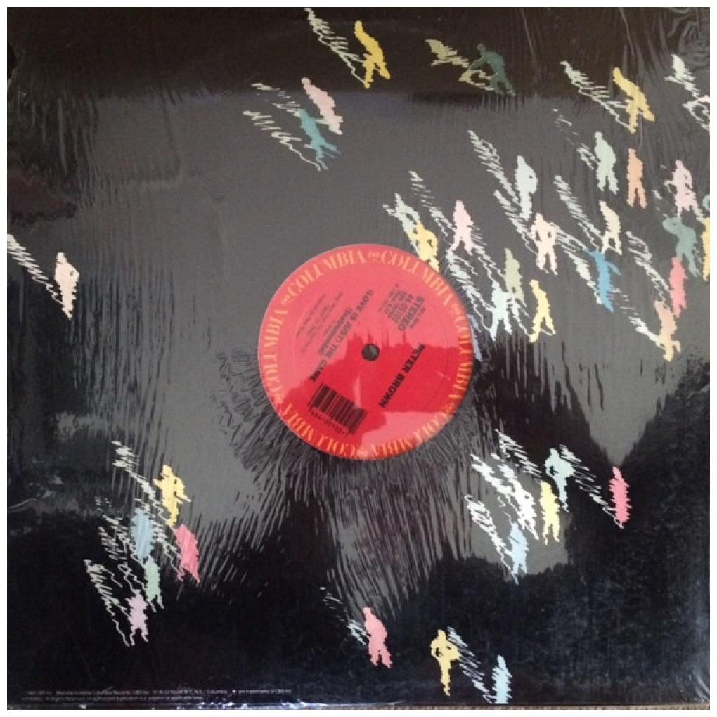 PETER BROWN - (LOVE IS JUST) THE GAME | 12'' MAXI SINGLE USADO